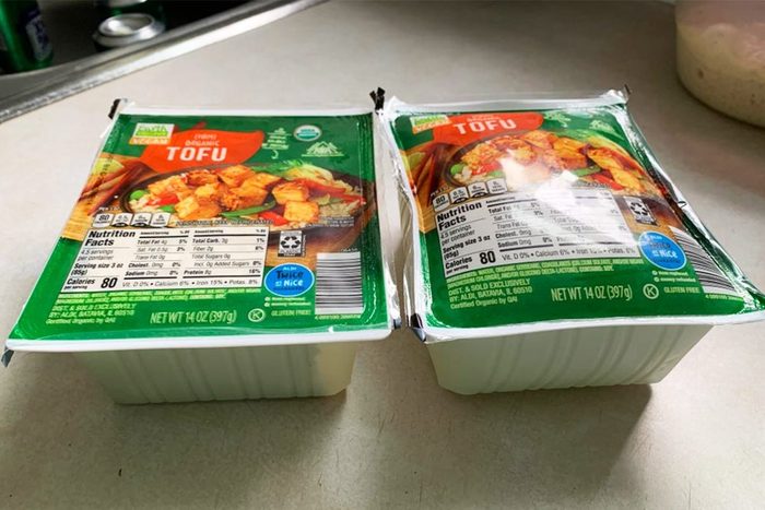 Puffed Up Package Of Tofu Via Wallaceblathers Reddit Com
