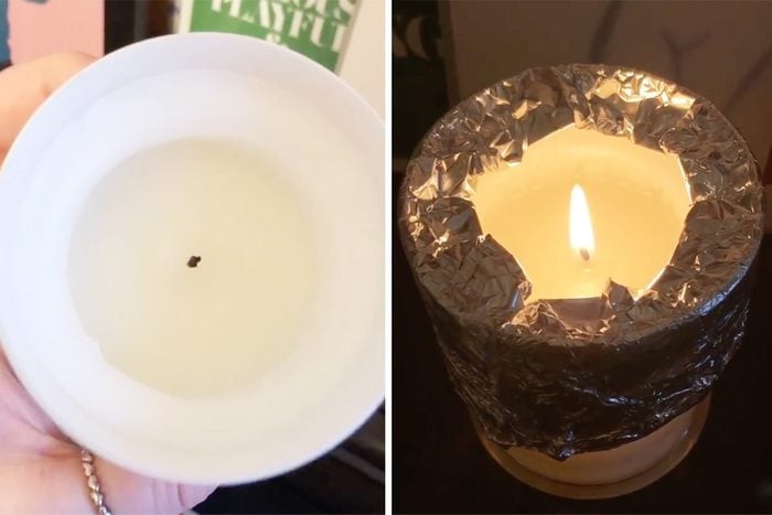 Aluminum Foil On Tunneling Candle Via Instagram 2