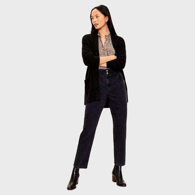 Black Straight business casual Jeans 
