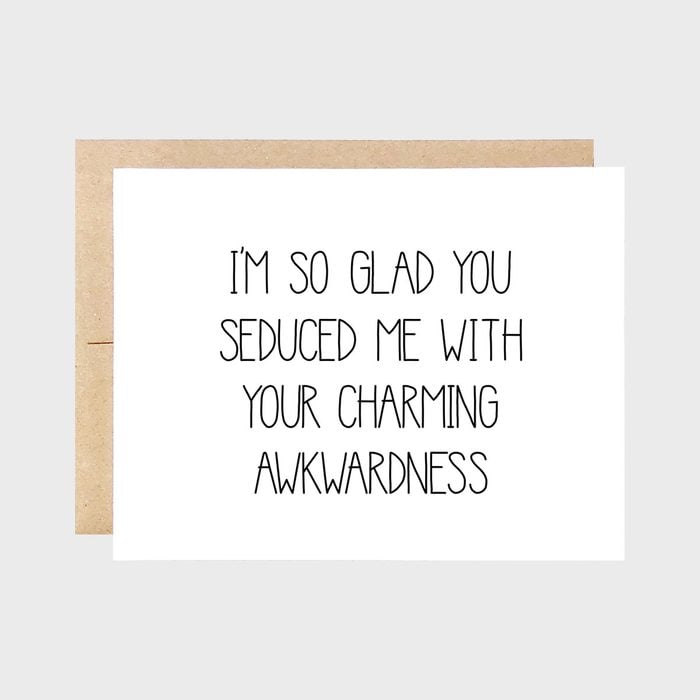 Charming Akwardness Valentines Day Card