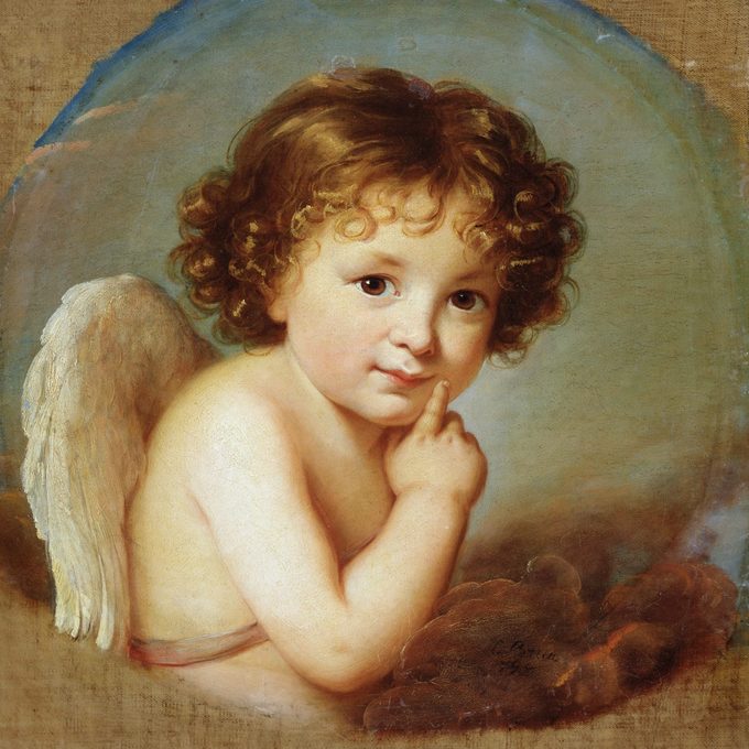 'Cupid', late 18th or 19th century painting by Elisabeth Louise Vigee-LeBrun
