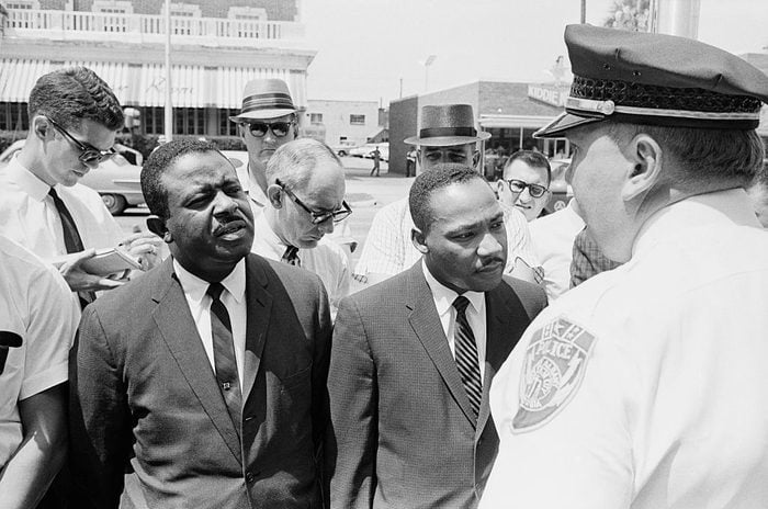 Police Chief Arresting Civil Rights Activist, Martin Luther King Jr.