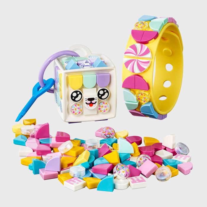 Lego Dots Candy Kitty Bracelet & Bag Tag Via Lego