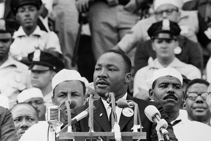 Martin Luther King Giving "Dream" Speech