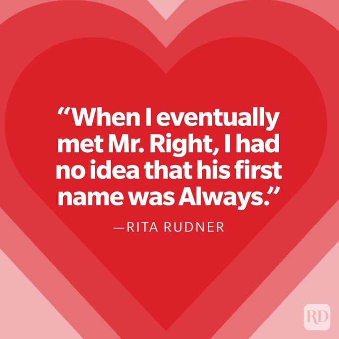 Rita Rudner Funny Valentines Quote