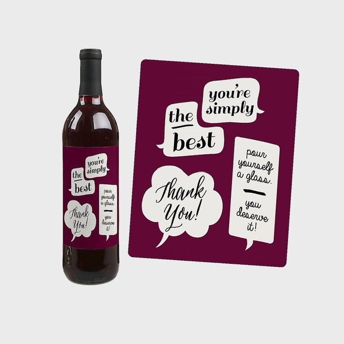 Big Dot Of Happiness Wine Bottle Label Stickers Via Target.com Ecomm