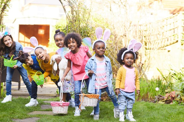 Children on an Easter Egg Hunt