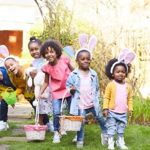 Children on an Easter Egg Hunt