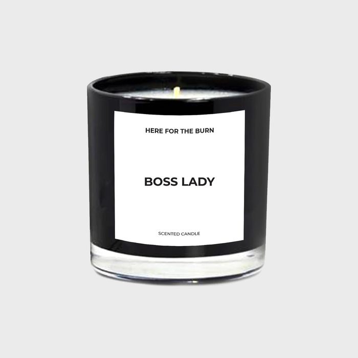 Here For The Burn Boss Lady Candle