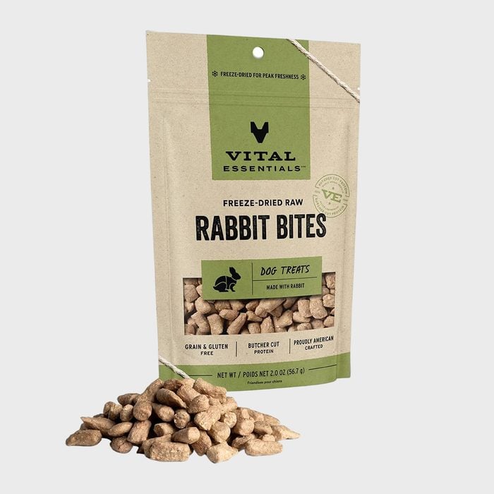 Vital Essentials Freeze Dried Rabbit Bites Dog Treats