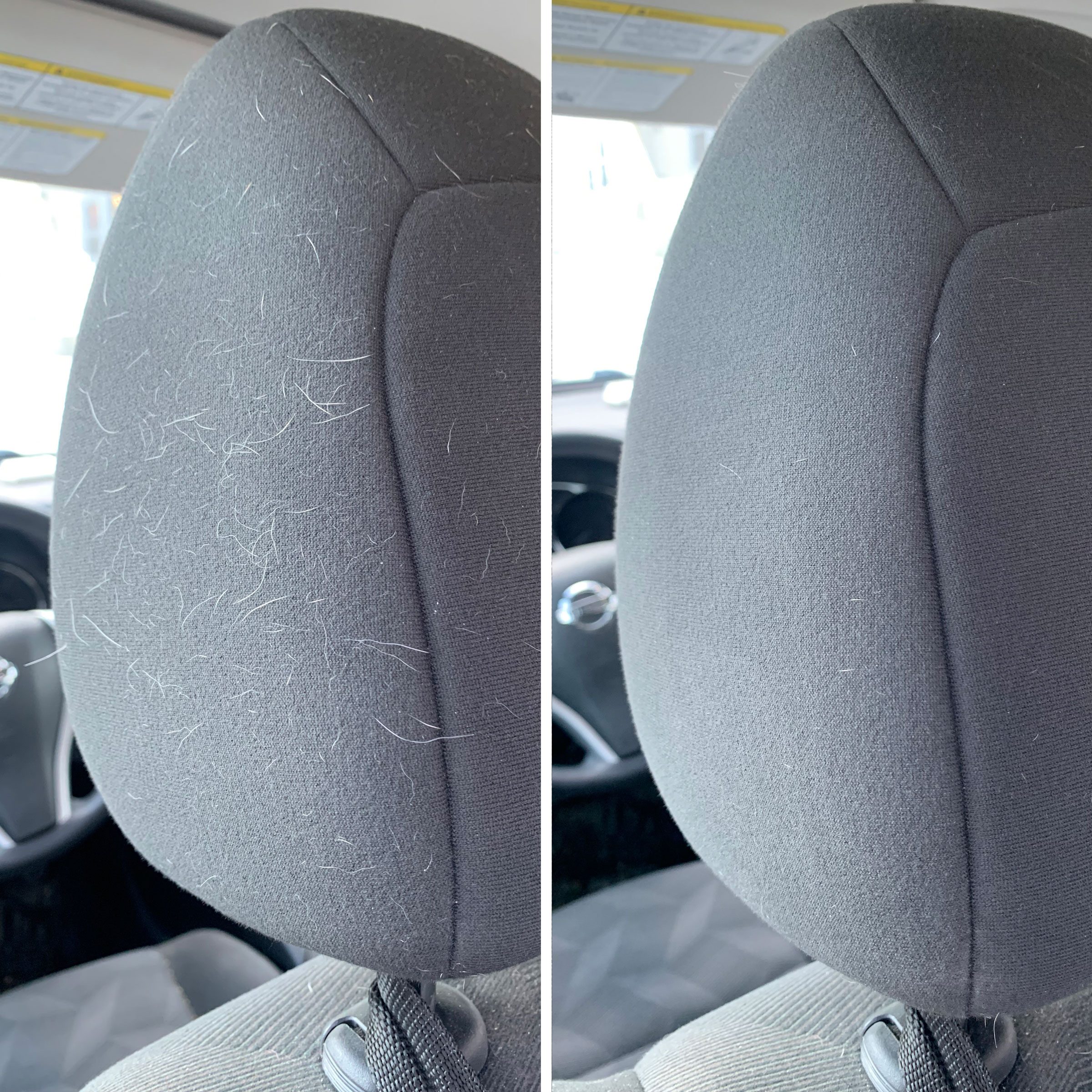 Chom Chom Headrest Before And After