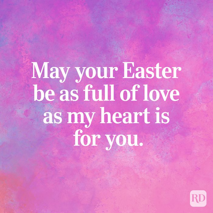 Full Of Love Easter Wish