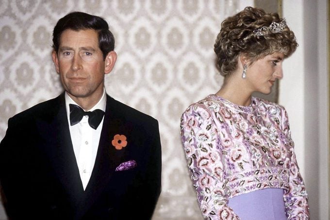 SOUTH KOREA - NOVEMBER 03: Prince Charles And Princess Diana On Their Last Official Trip Together - A Visit To The Republic Of Korea (south Korea).they Are Attending A Presidential Banquet At The Blue House In Seoul (Photo by Tim Graham Photo Library via Getty Images)