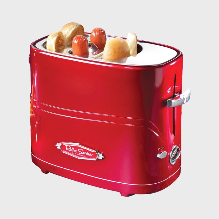 Nostalgia Pop Up 2 Hot Dog Bun Toaster