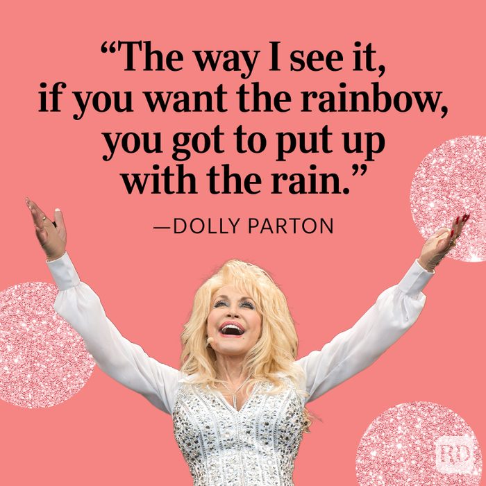 Put Up With The Rain Dolly Parton Quote