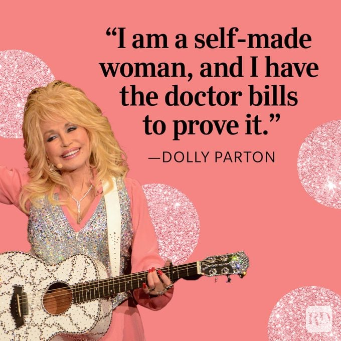 Self Made Woman Dolly Parton Quote