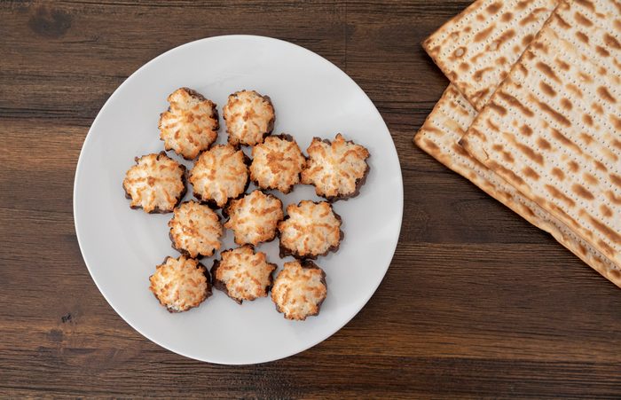 Coconut Macaroons - Traditional Passover dessert and Matzo