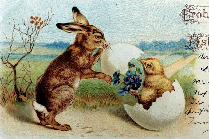 Historic Easter postcard. 1900