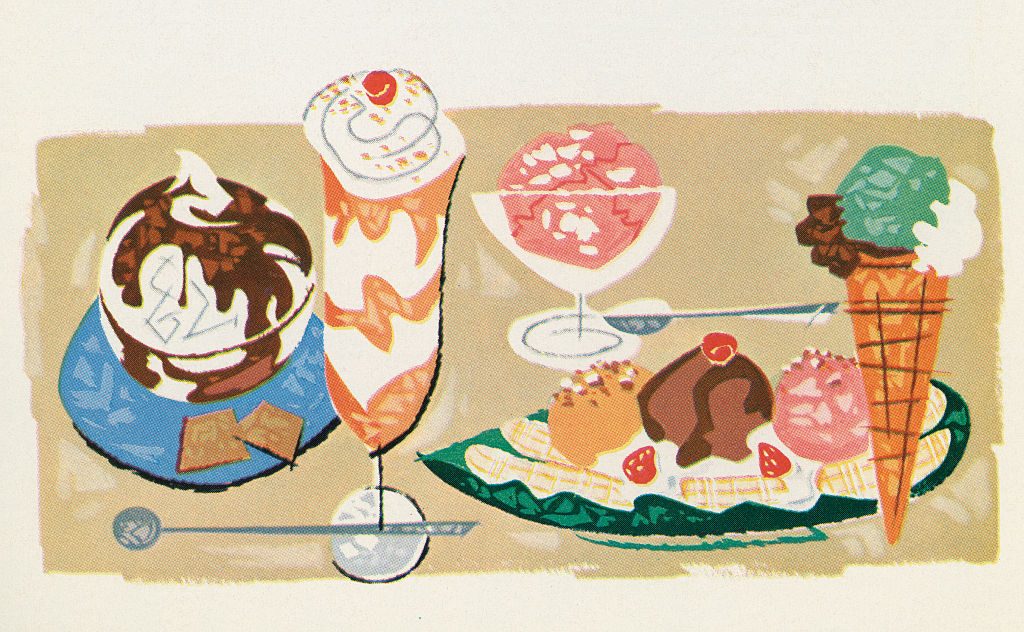 Retro Food: Ice Cream Desserts