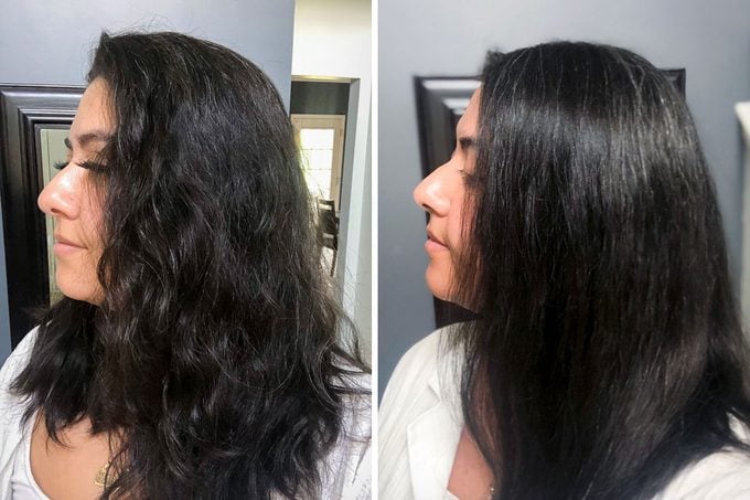 John Frieda Frizz Ease Extra Strength Hair Serum Before And After