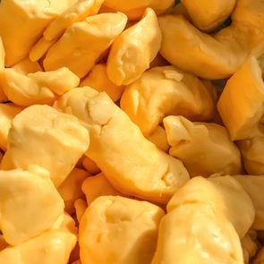 Yellow Cheese Curds close up