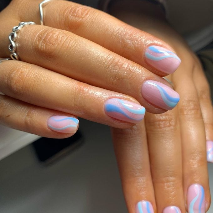 Colorful Pastel Swirl Nails Ecomm Via Thebeauty Shed Instagram.com