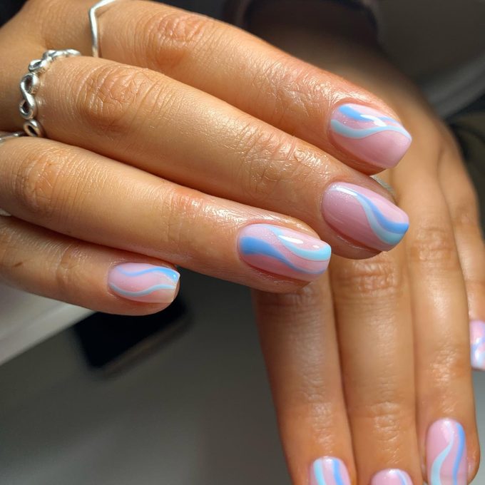 Colorful Pastel Swirl Nails Ecomm Via Thebeauty Shed Instagram.com