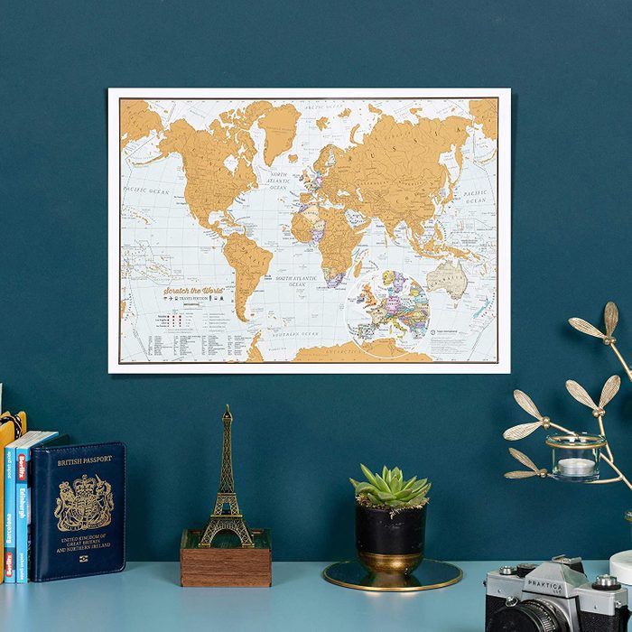 Maps International Scratch The World Travel Edition