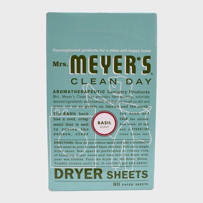 Mrs Meyers Dryer Sheets Fabric Softener Ecomm Via Amazon