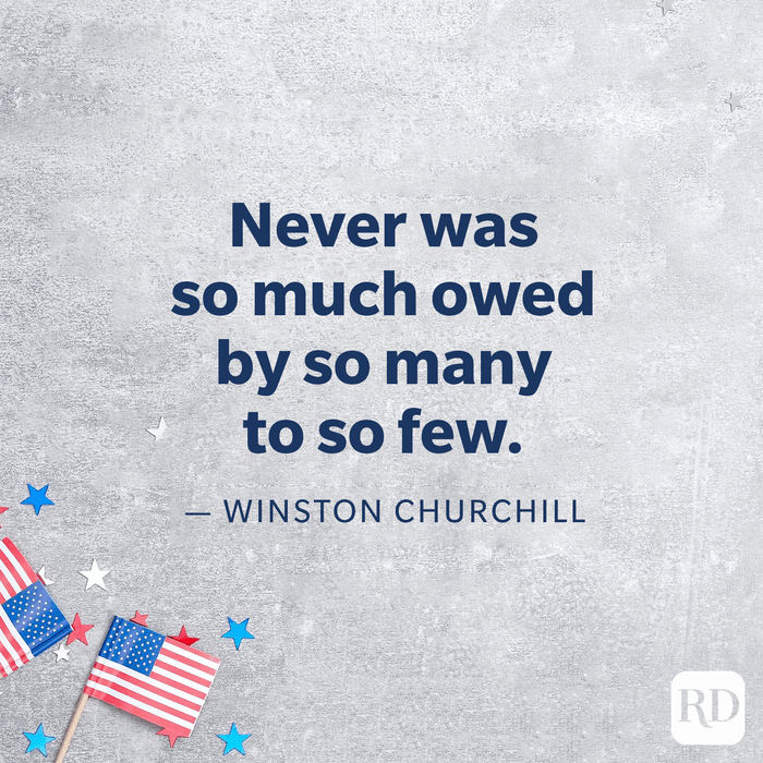Winston Churchill Memorial Day Quote
