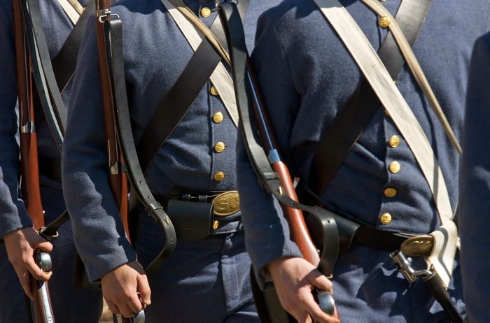 US Civil War re-enactors