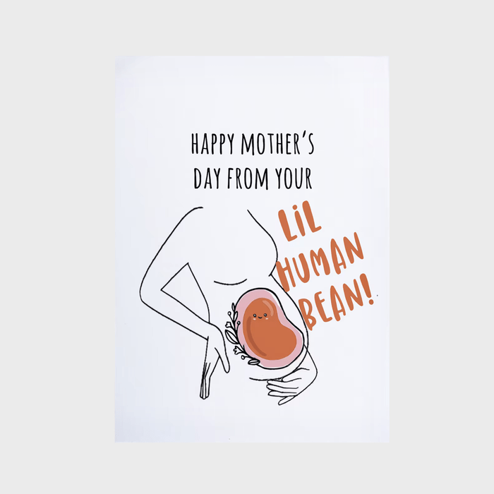 Happy First Mothers Day Card From Human Bean Ecomm Via Etsy