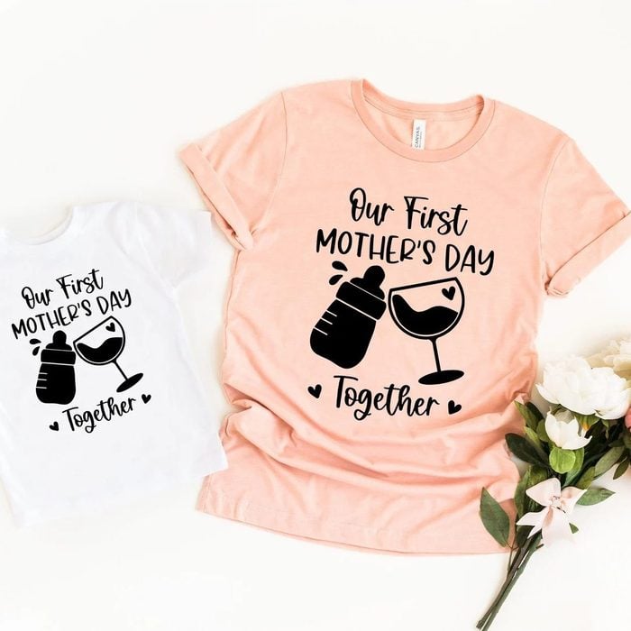 Our First Mothers Day Together Matching Shirt Ecomm Via Etsy.com