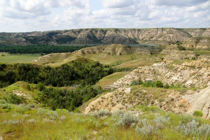 expansive landscape view at Theodore Roosevelt National Park