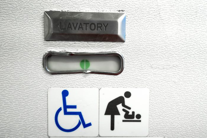 airplane signs for lavatory