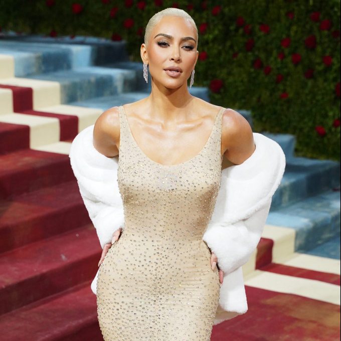 Kim Kardashian attends the 2022 Costume Institute Benefit celebrating In America: An Anthology of Fashion at Metropolitan Museum of Art on May 02, 2022 in New York City.