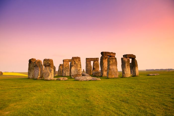 Dusk at Stonehenge in the Spring
