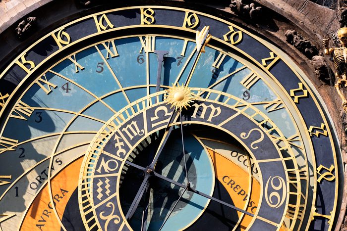 part of zodiacal clock
