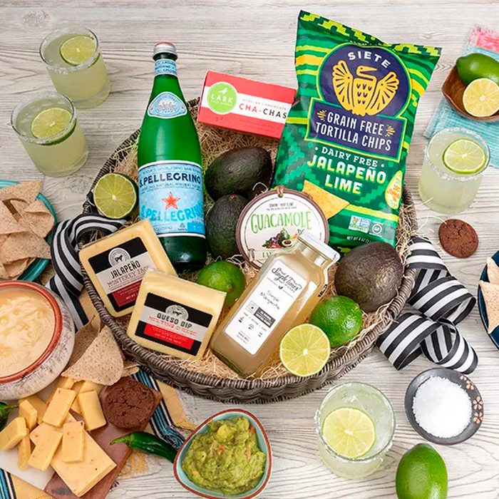 Gourmet Gift Baskets Chippin’ Dippin’ And Margarita Sippin’ Gift Basket Ecomm Gourmetgiftbaskets.com