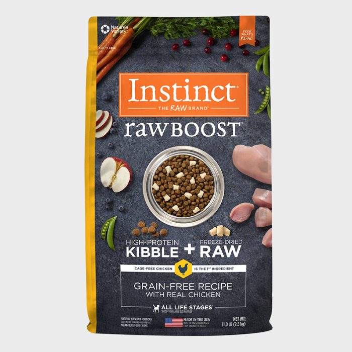 Instinct Raw Boost Grain Free Recipe With Real Chicken And Freeze Dried Raw Pieces Dry Dog Food