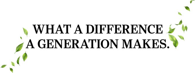 Quote: What a difference a generation makes