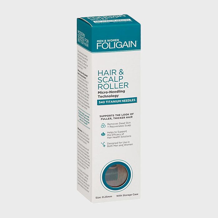 Rd Ecom Foligain Hair Scalp Roller With 540 Titanium Needles Via Bedbathandbeyond.com