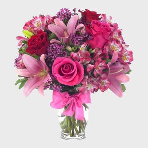 Rose And Lily Bouquet Ecomm Via Fromyouflowers