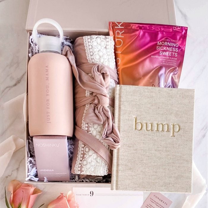 The Congrats Pregnancy Gift Box Ecomm Via Nurtured9.com