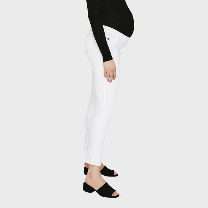 White Maternity Prima Ankle Jeans 
