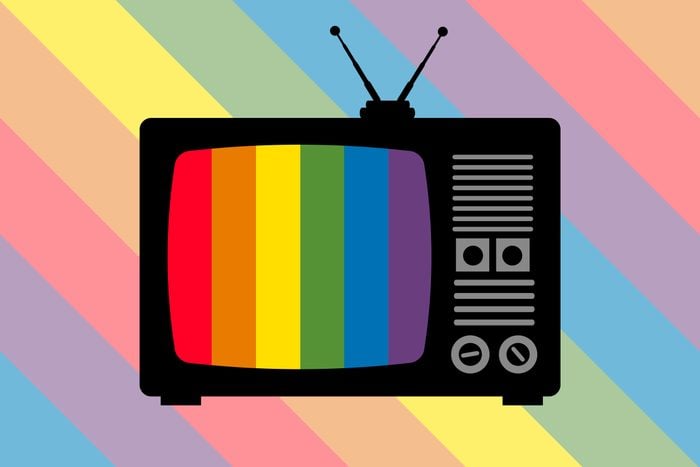 Rainbow TV set