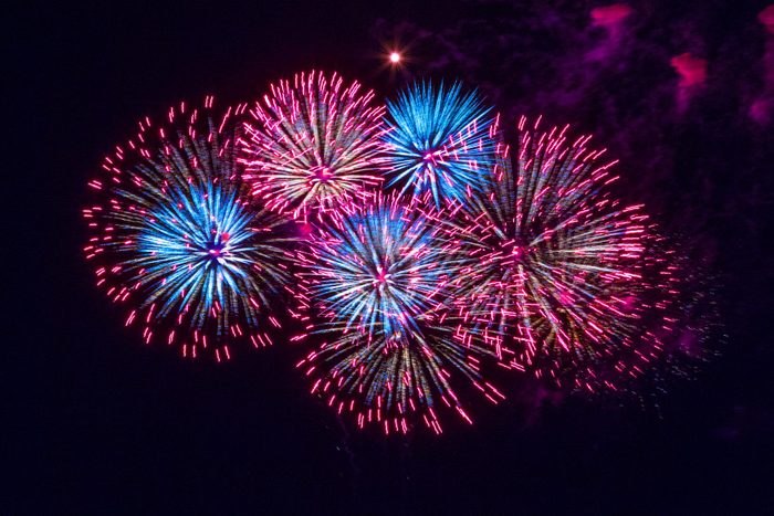 Fireworks, Balloon Park, Albuquerque, New Mexico