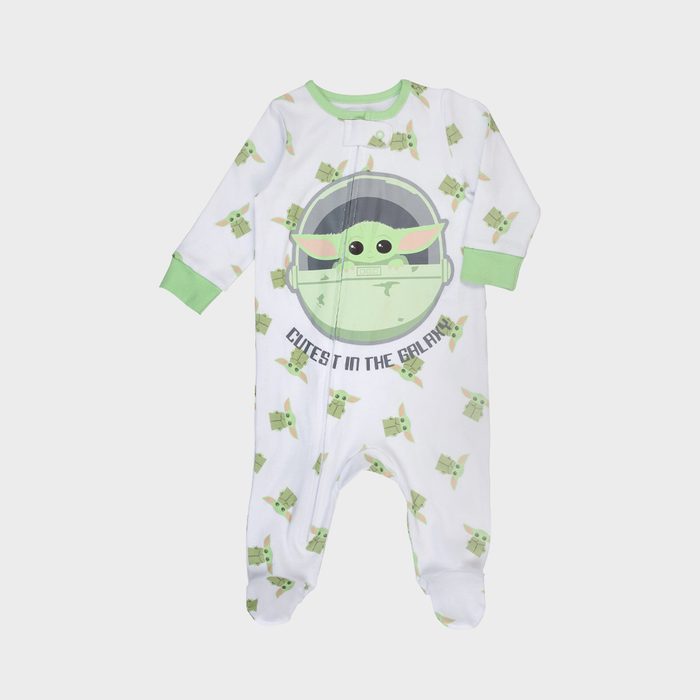Star Wars Toddler And Infant Baby Yoda Cutest In The Galaxy Onesie Pajama Ecomm Walmart.com