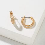 Gold Crystal Double Row Huggies Earrings Ecomm Via Tommybahama.com