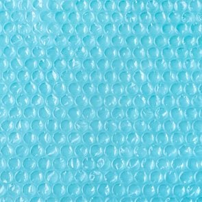 Bubble wrap on a blue background